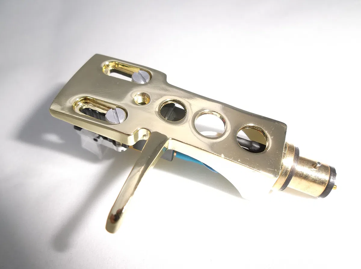 Chapado en oro Headshell soporte de cartuchos MM para Technics SL1200, SL 1200 MK2, SL1210, SL1210 MK2, SL1210 Mk5, SL1200 Mk5, SL1600 MK2, SL1610 MK2, SL1700 mk2, SL1710 MK2, SL1800 MK2,